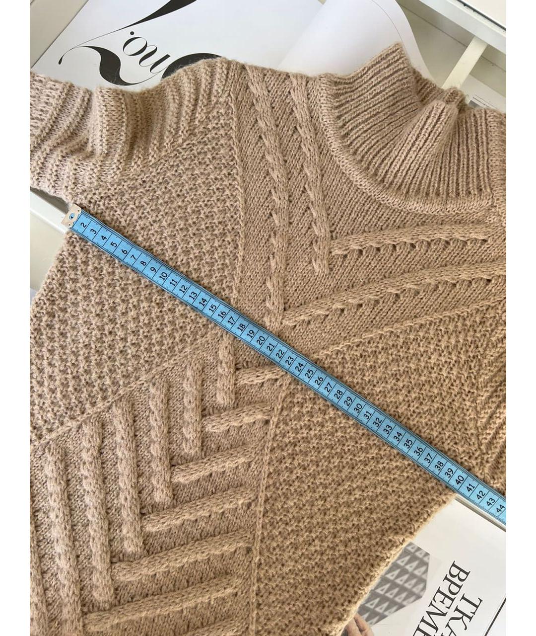 BALMAIN Коричневый джемпер / свитер, фото 7