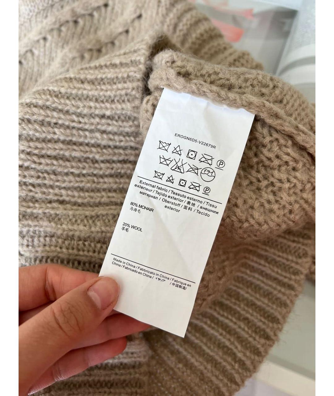 BALMAIN Коричневый джемпер / свитер, фото 5