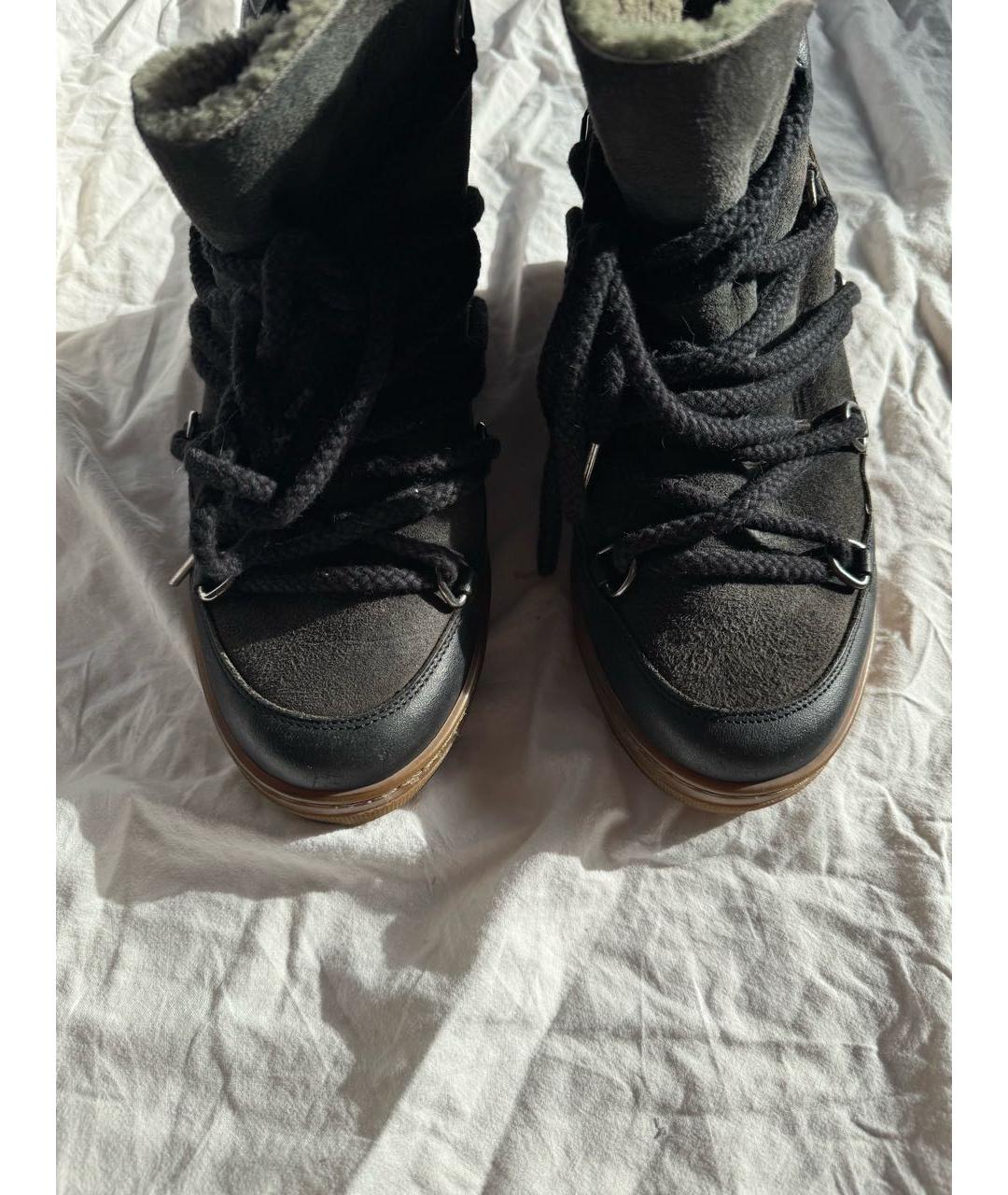 ISABEL MARANT Черные замшевые ботинки, фото 2