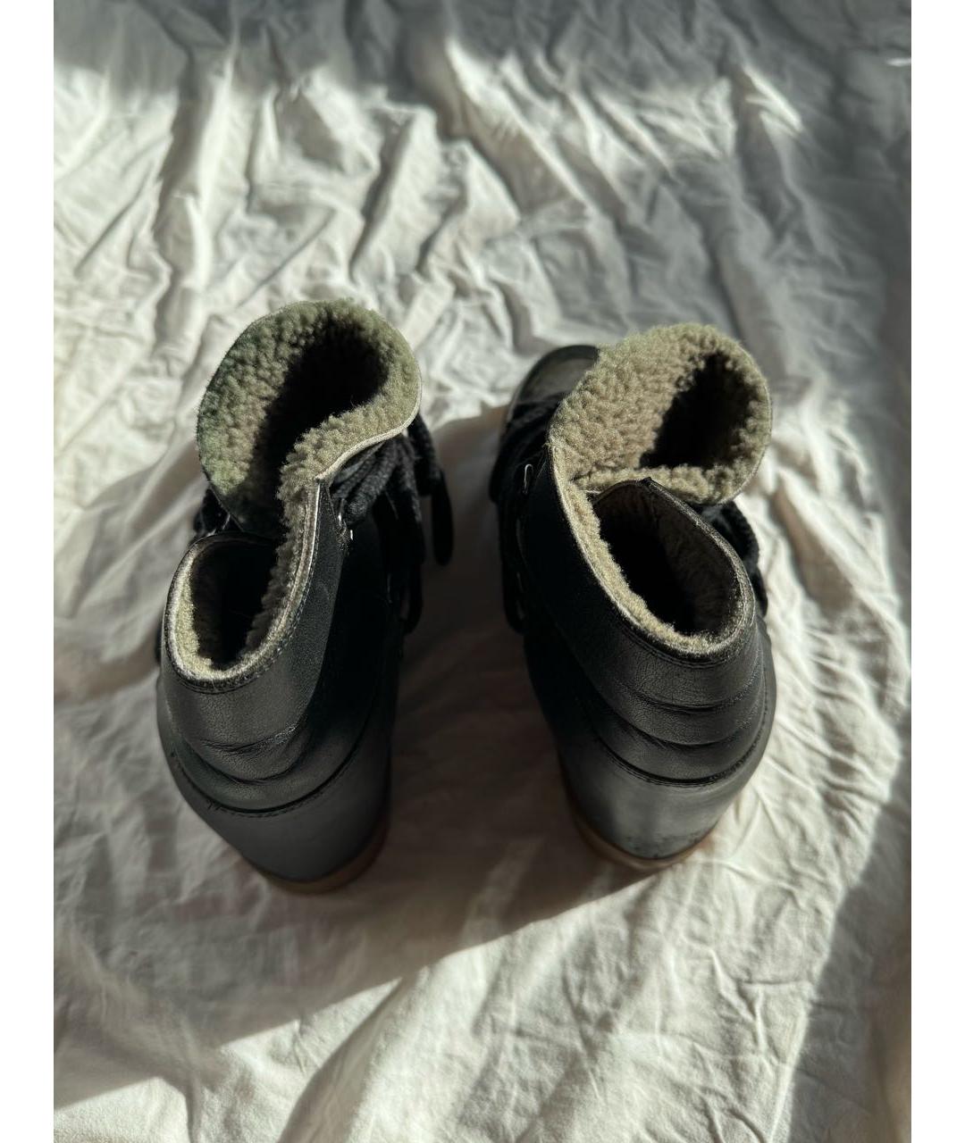 ISABEL MARANT Черные замшевые ботинки, фото 4