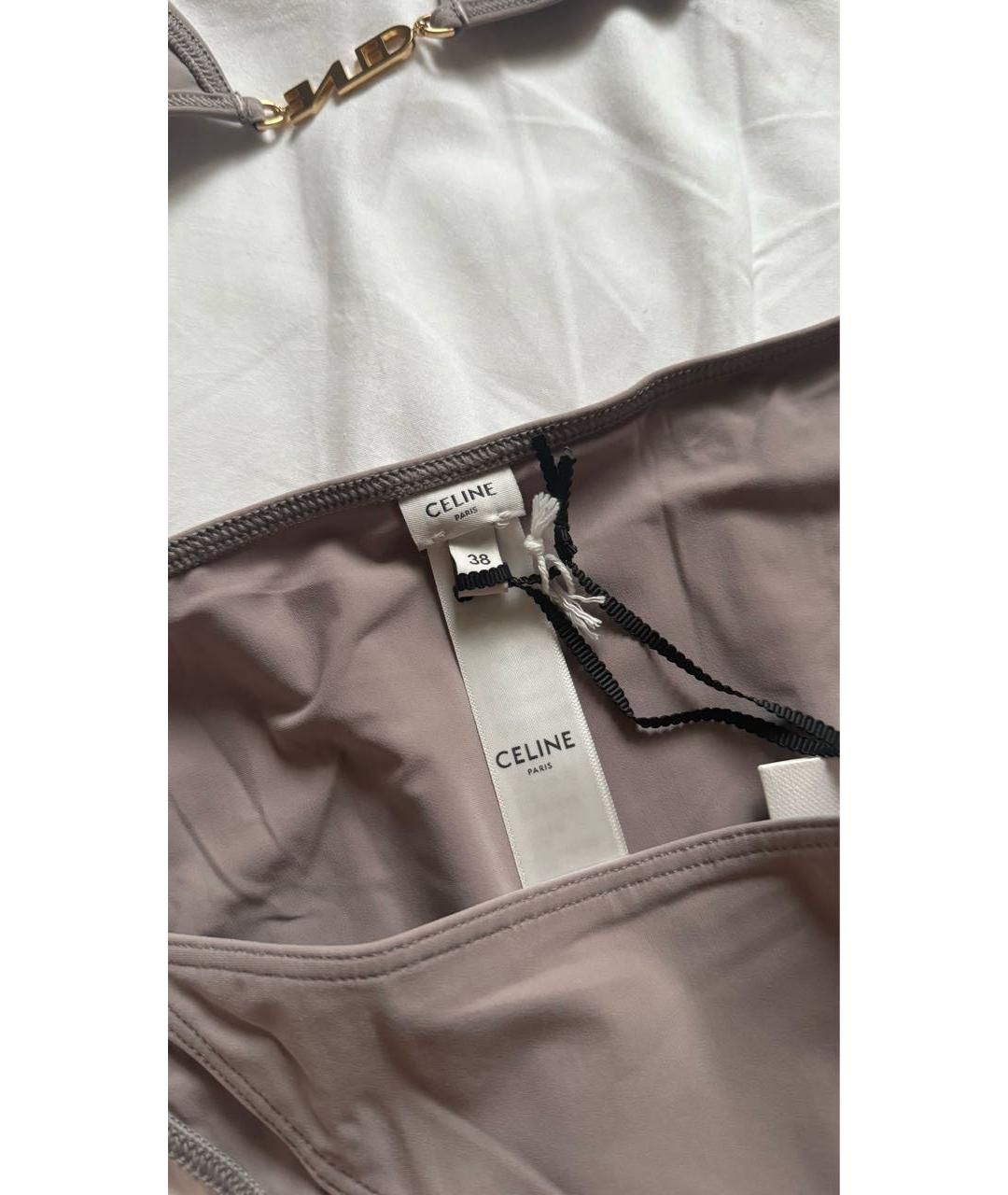 CELINE Розовый полиамидовый купальник, фото 5