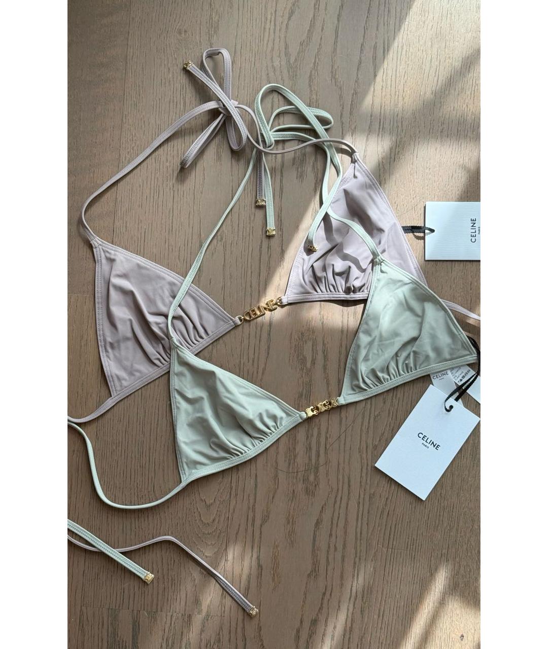 CELINE Розовый полиамидовый купальник, фото 8