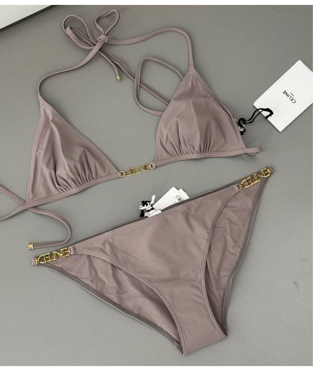 CELINE Розовый полиамидовый купальник, фото 2