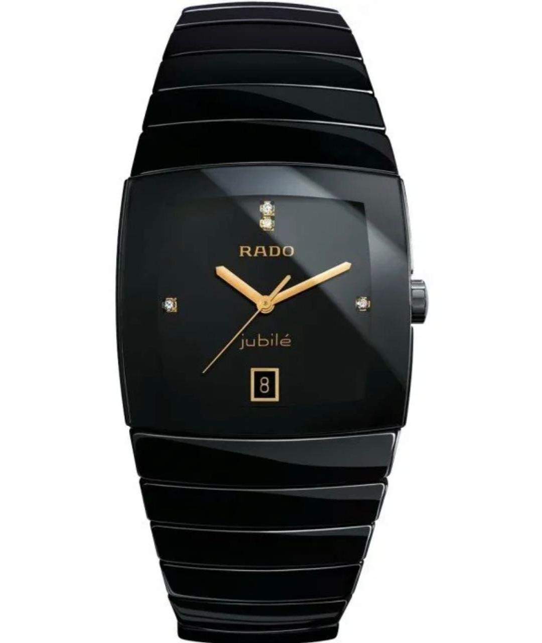 RADO Черные керамические часы, фото 8