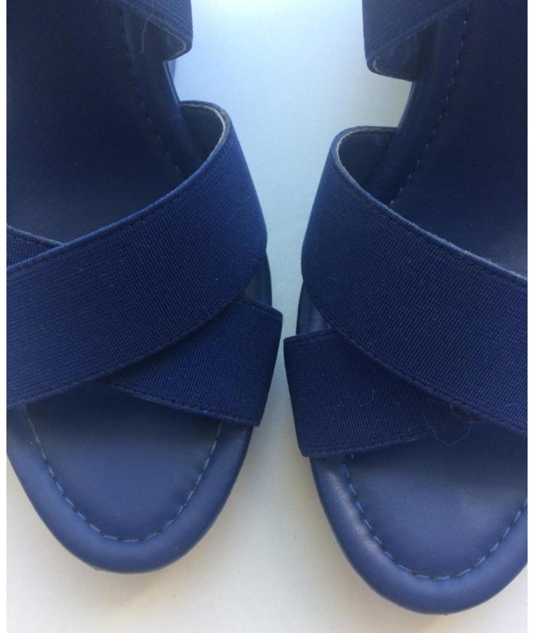 CALVIN KLEIN Синие босоножки, фото 9