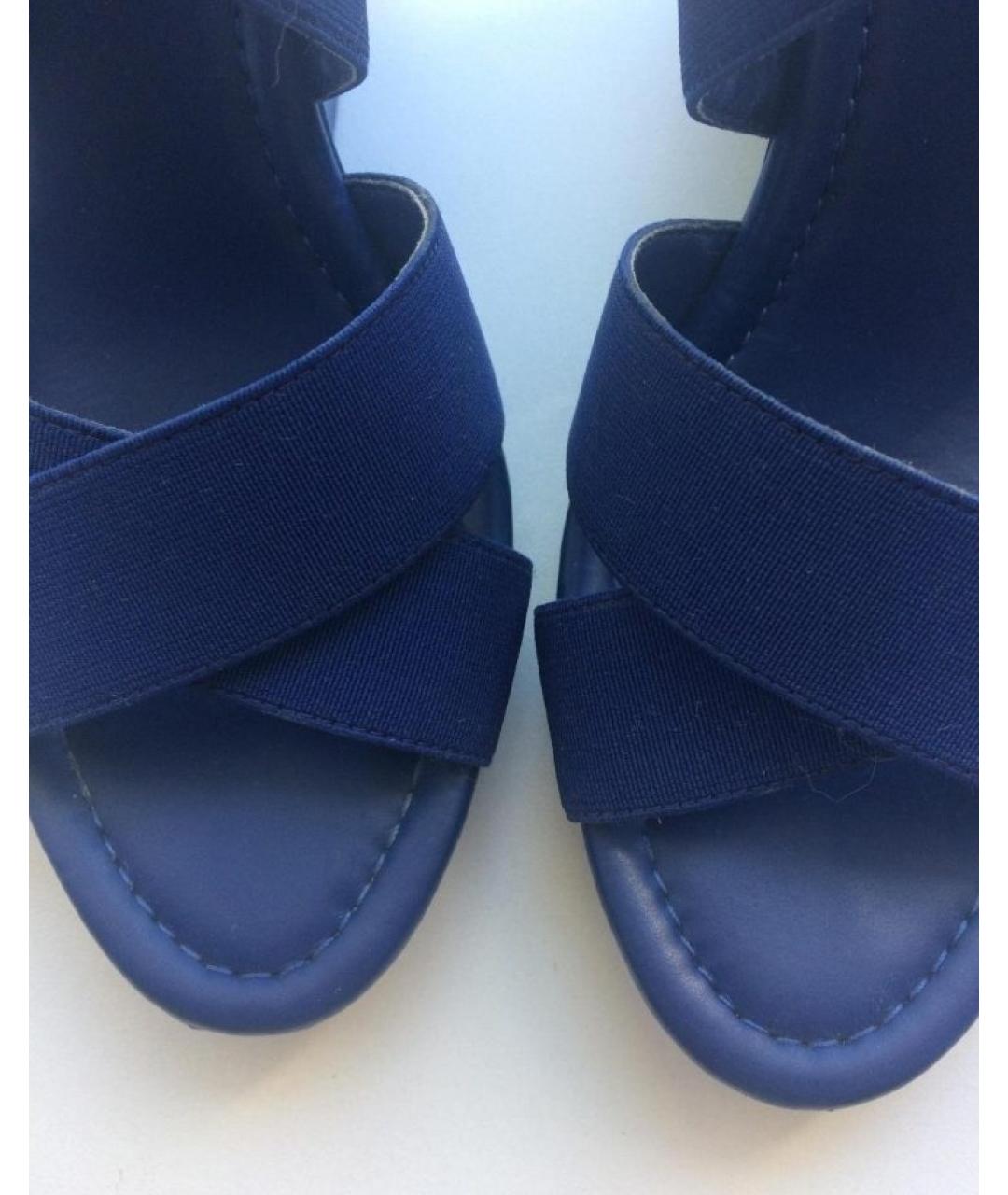 CALVIN KLEIN Синие босоножки, фото 5