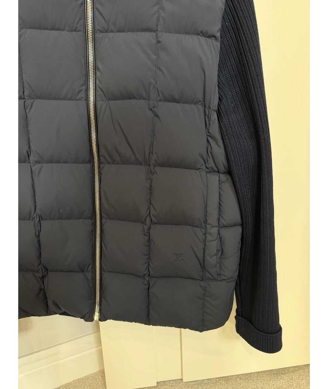 LOUIS VUITTON Темно-синяя шерстяная куртка, фото 3