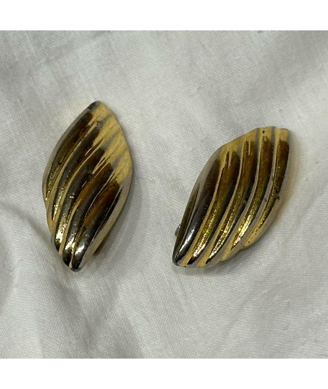 CHRISTIAN DIOR Золотые клипсы, фото 4