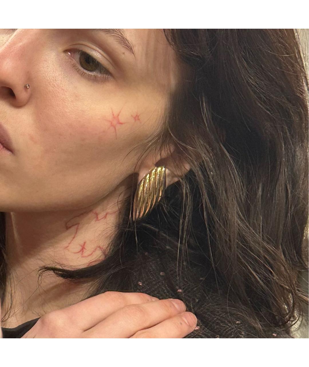 CHRISTIAN DIOR Золотые клипсы, фото 2