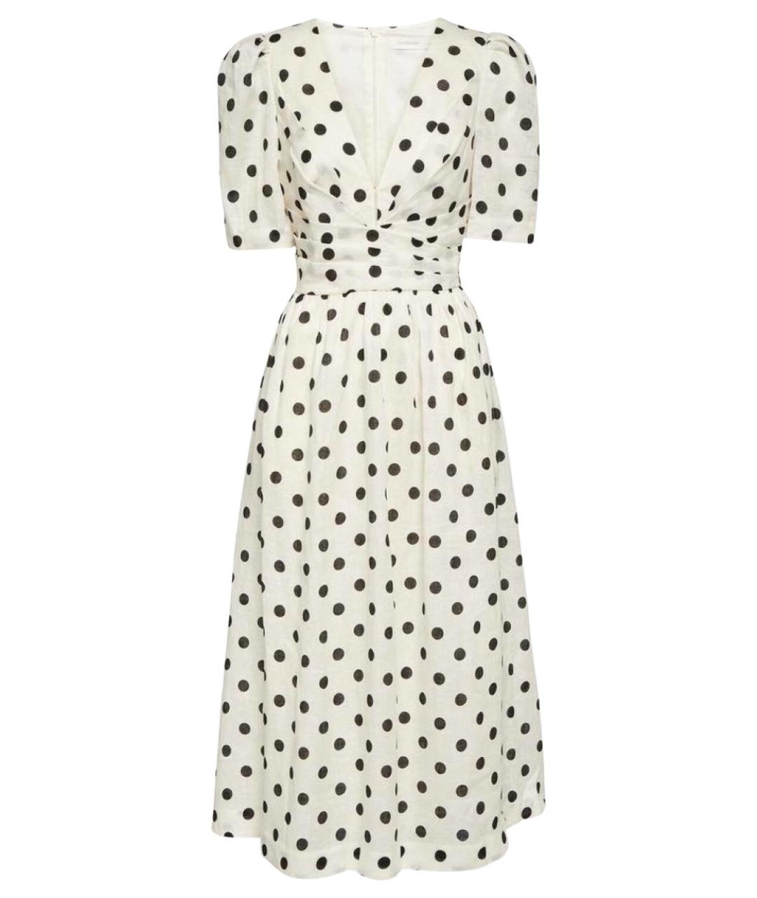 ZIMMERMANN Белое коктейльное платье, фото 1