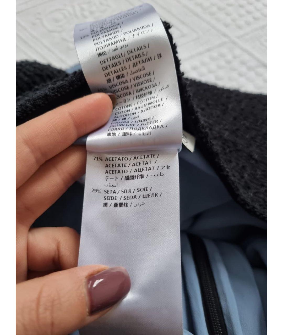 GUCCI Черная юбка мини, фото 7