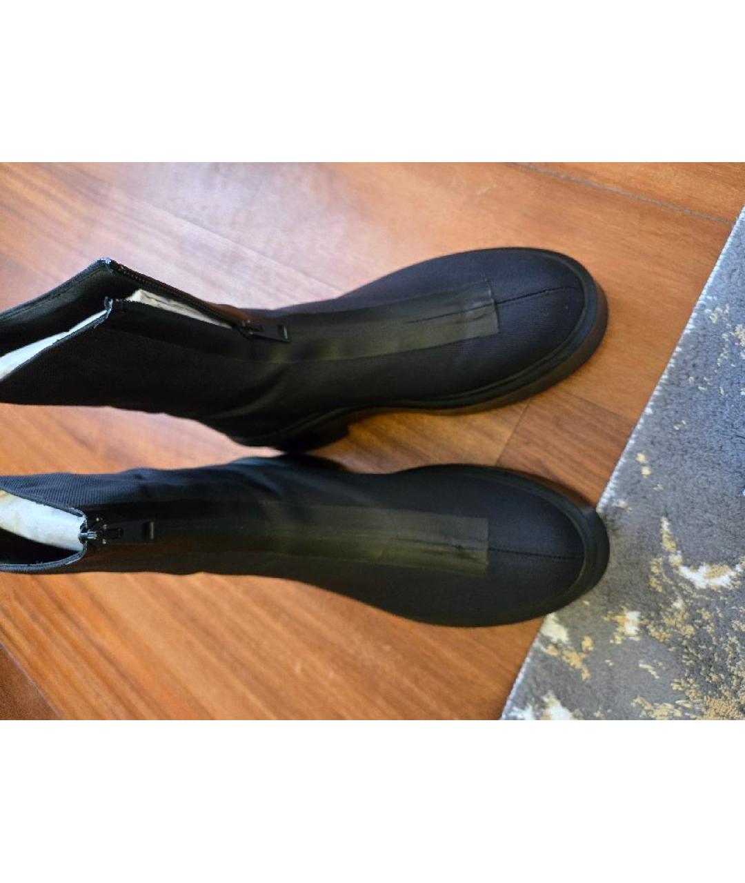 THE ROW Черные кожаные ботинки, фото 2