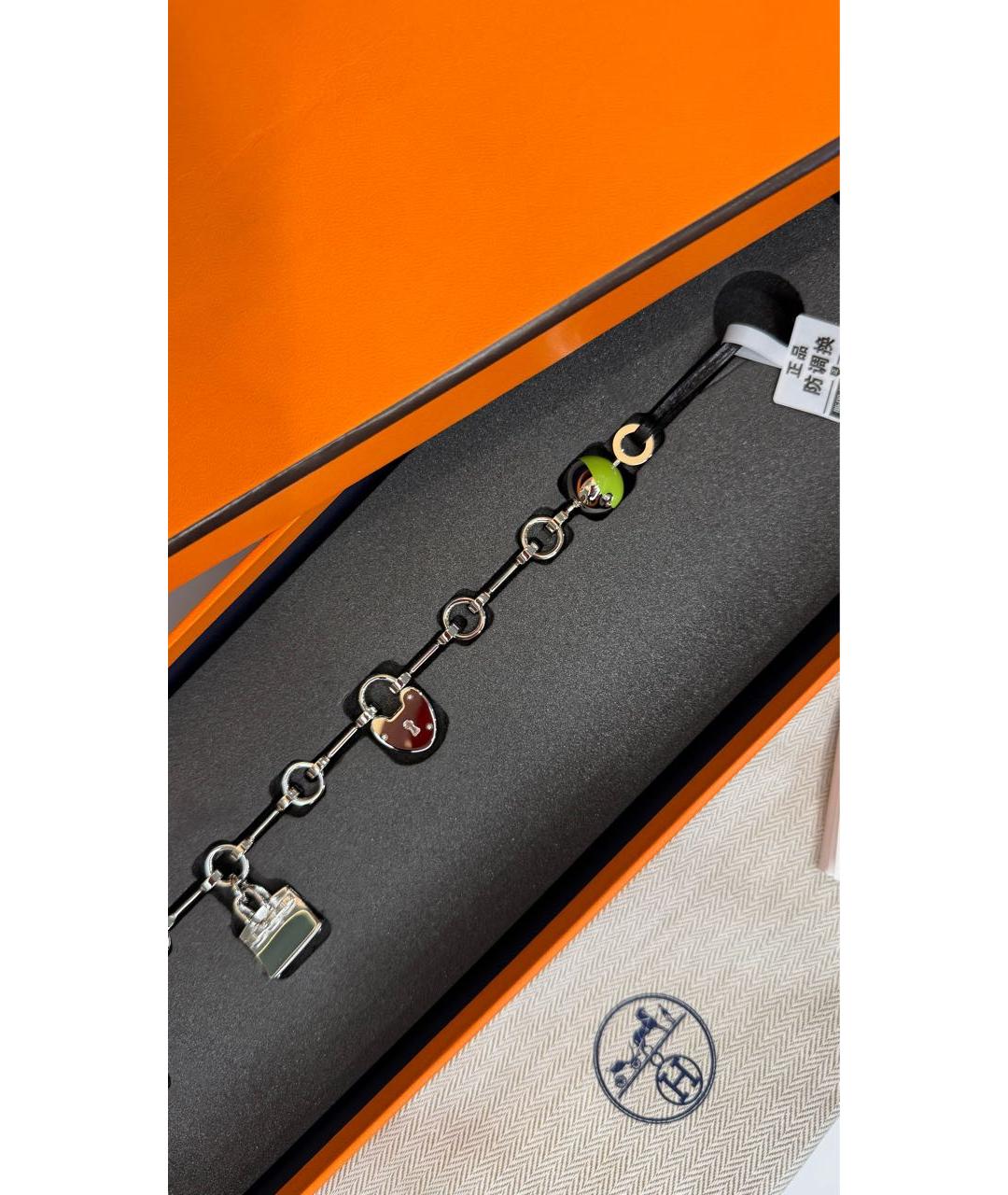 HERMES Серебрянный брелок, фото 3