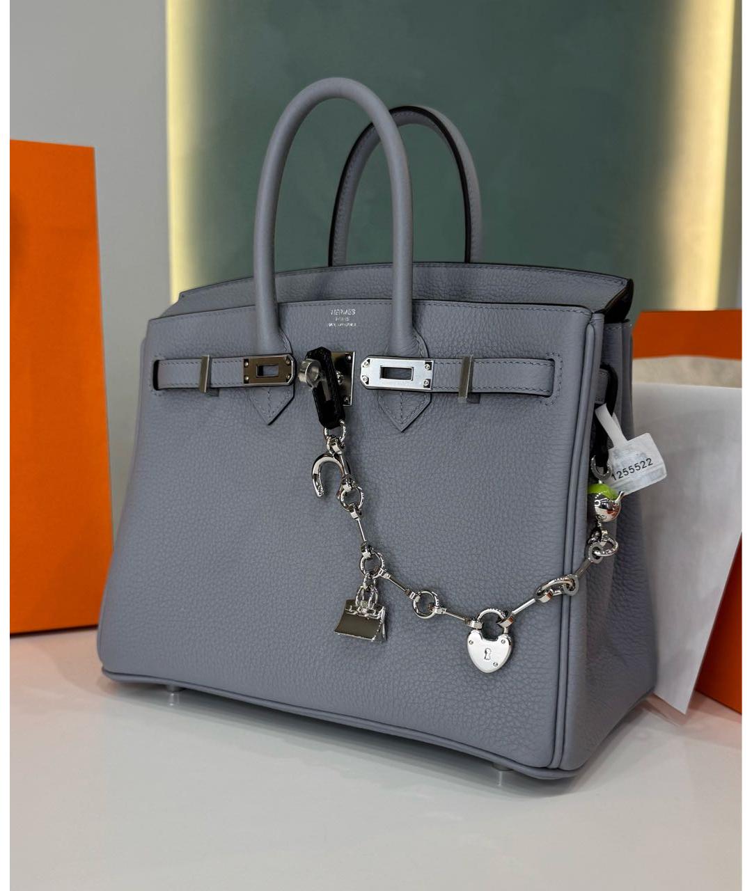 HERMES Серебрянный брелок, фото 7