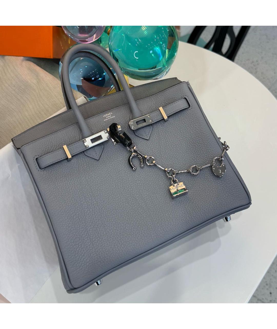 HERMES Серебрянный брелок, фото 5