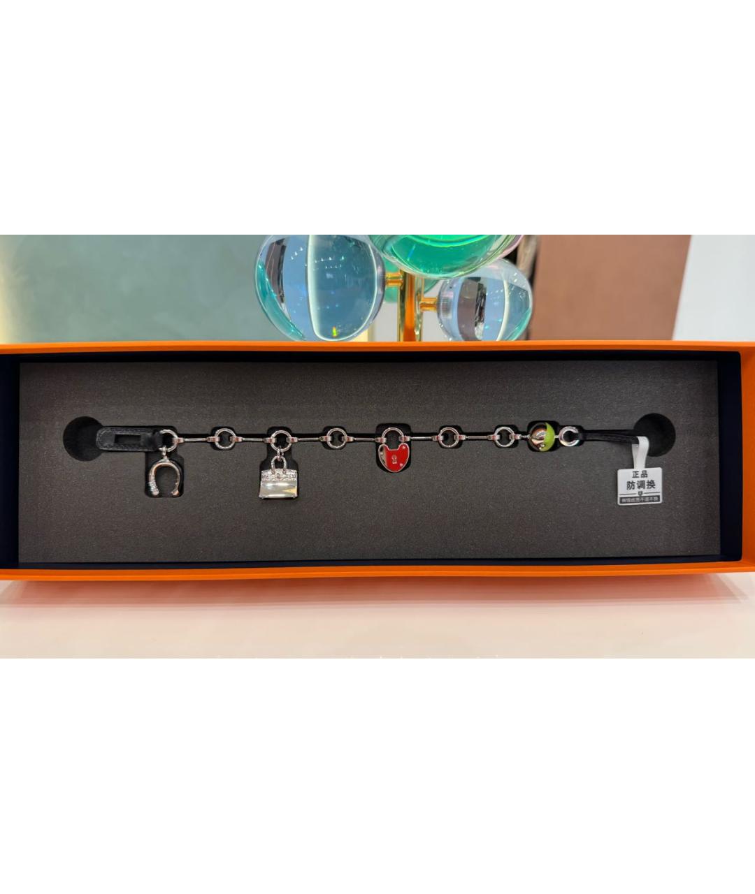 HERMES Серебрянный брелок, фото 8