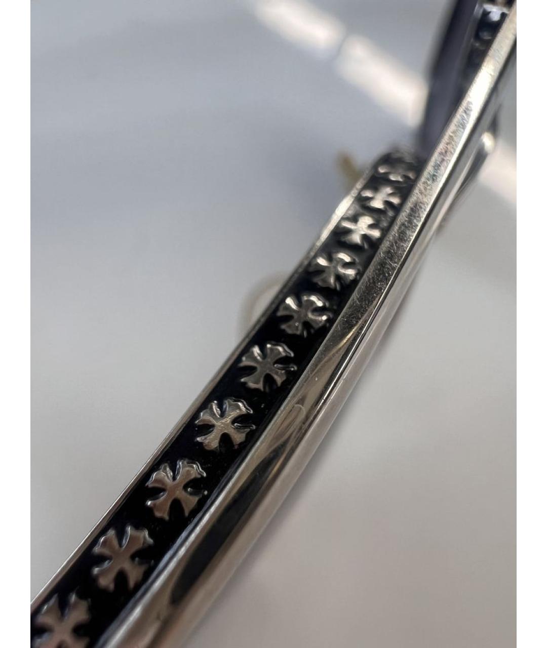 CHROME HEARTS Серебряные металлические солнцезащитные очки, фото 4