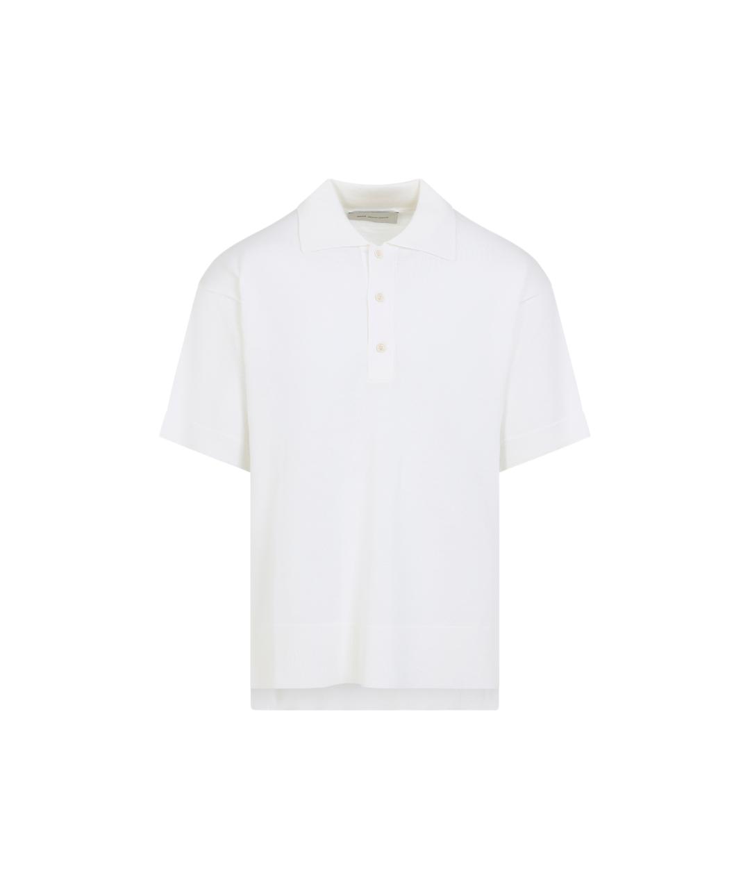 Ami Paris Белое поло с коротким рукавом, фото 1