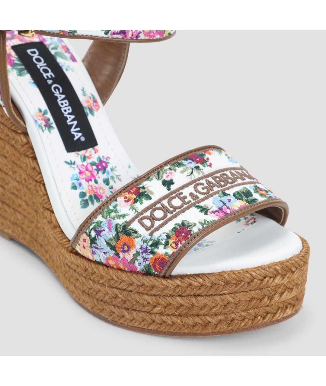 DOLCE&GABBANA Мульти босоножки, фото 4