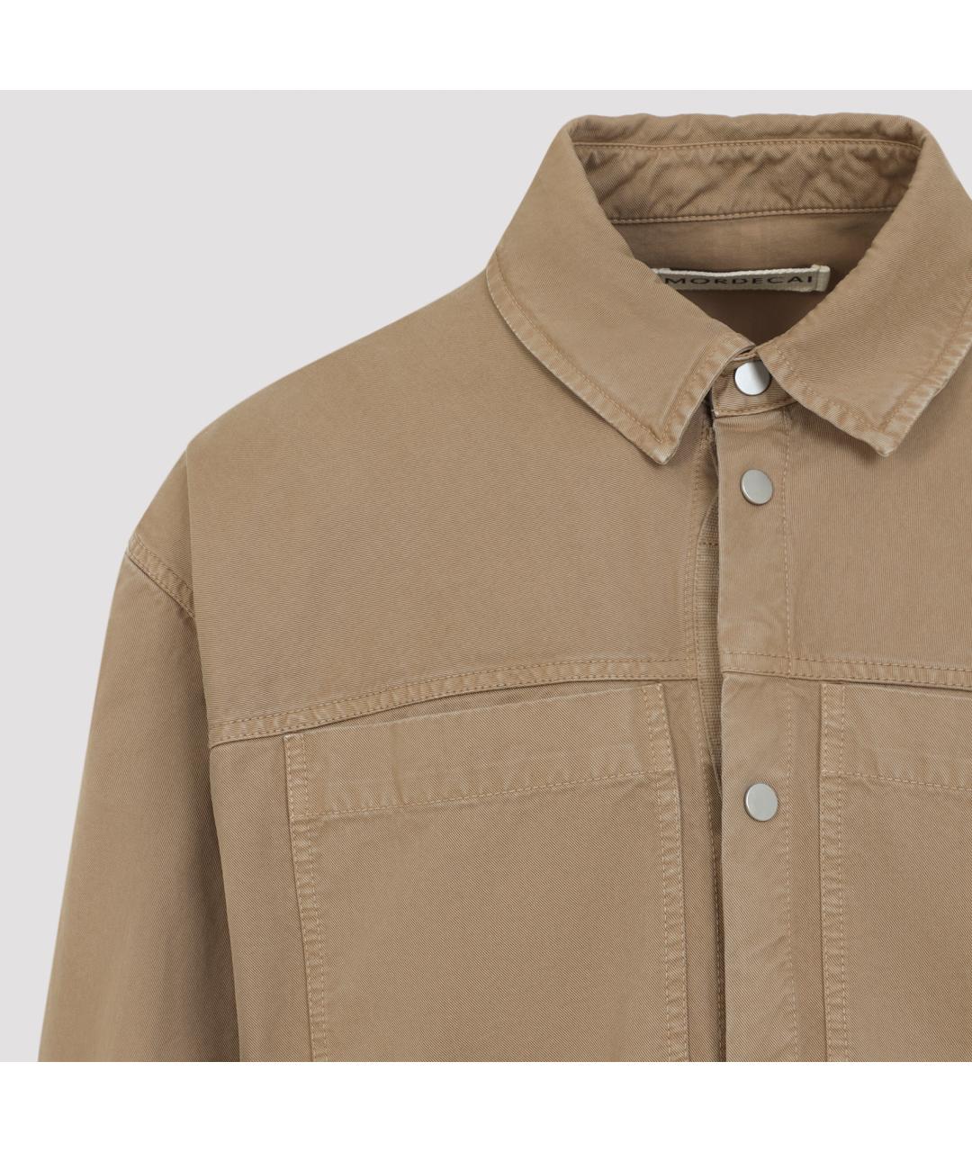 MORDECAI Бежевая кэжуал рубашка, фото 3