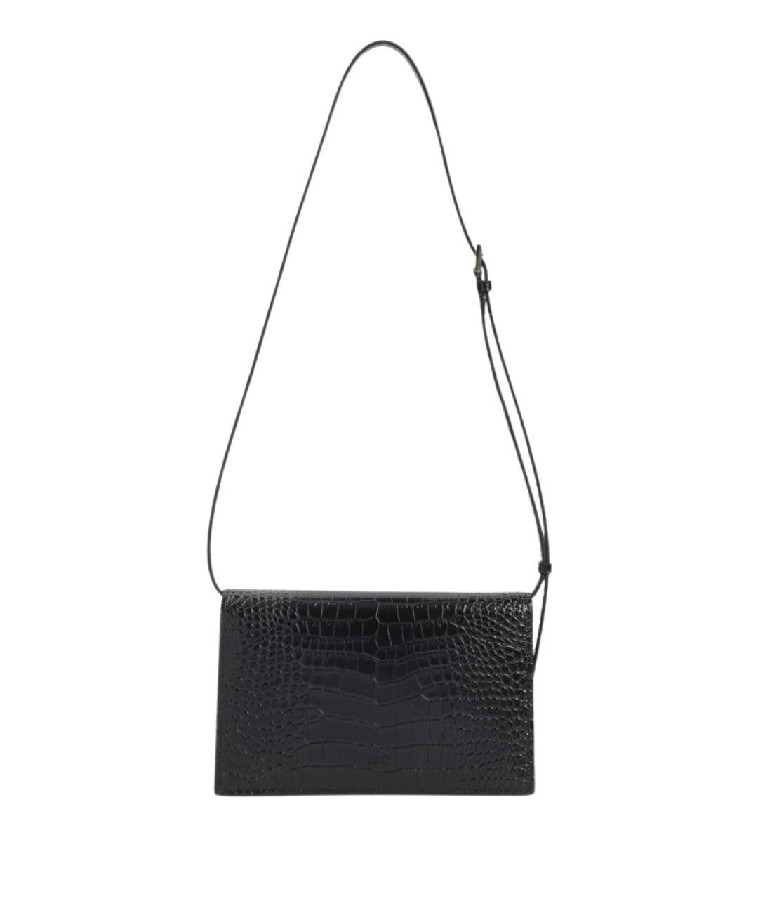 TOM FORD Черная кожаная сумка через плечо, фото 2