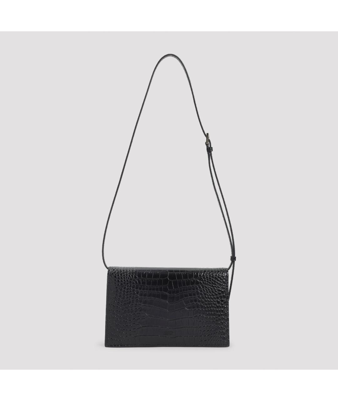 TOM FORD Черная кожаная сумка через плечо, фото 4