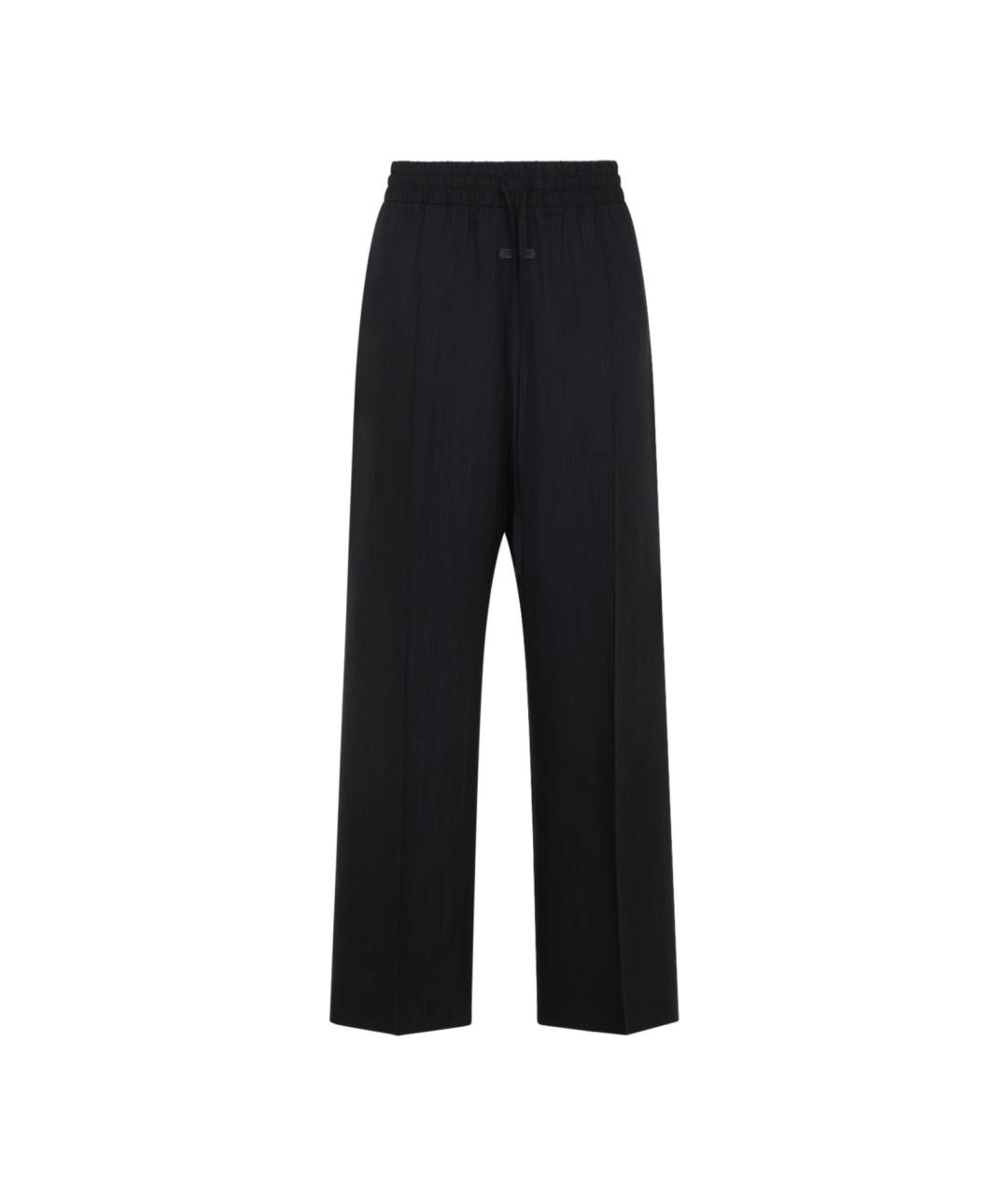 FEAR OF GOD Черные шерстяные повседневные брюки, фото 1