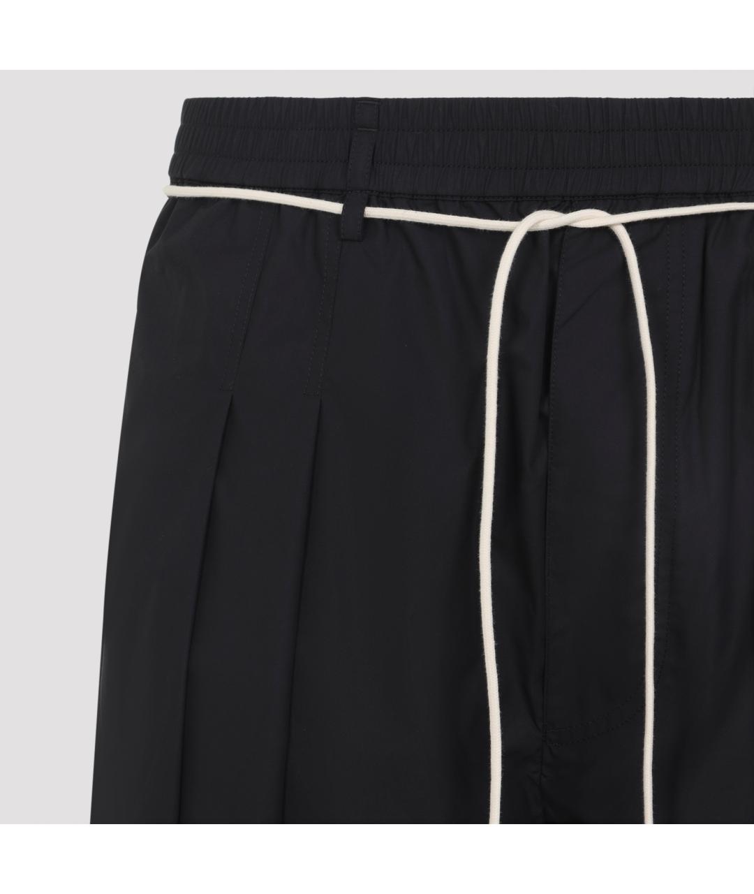 MORDECAI Черные хлопковые повседневные брюки, фото 3