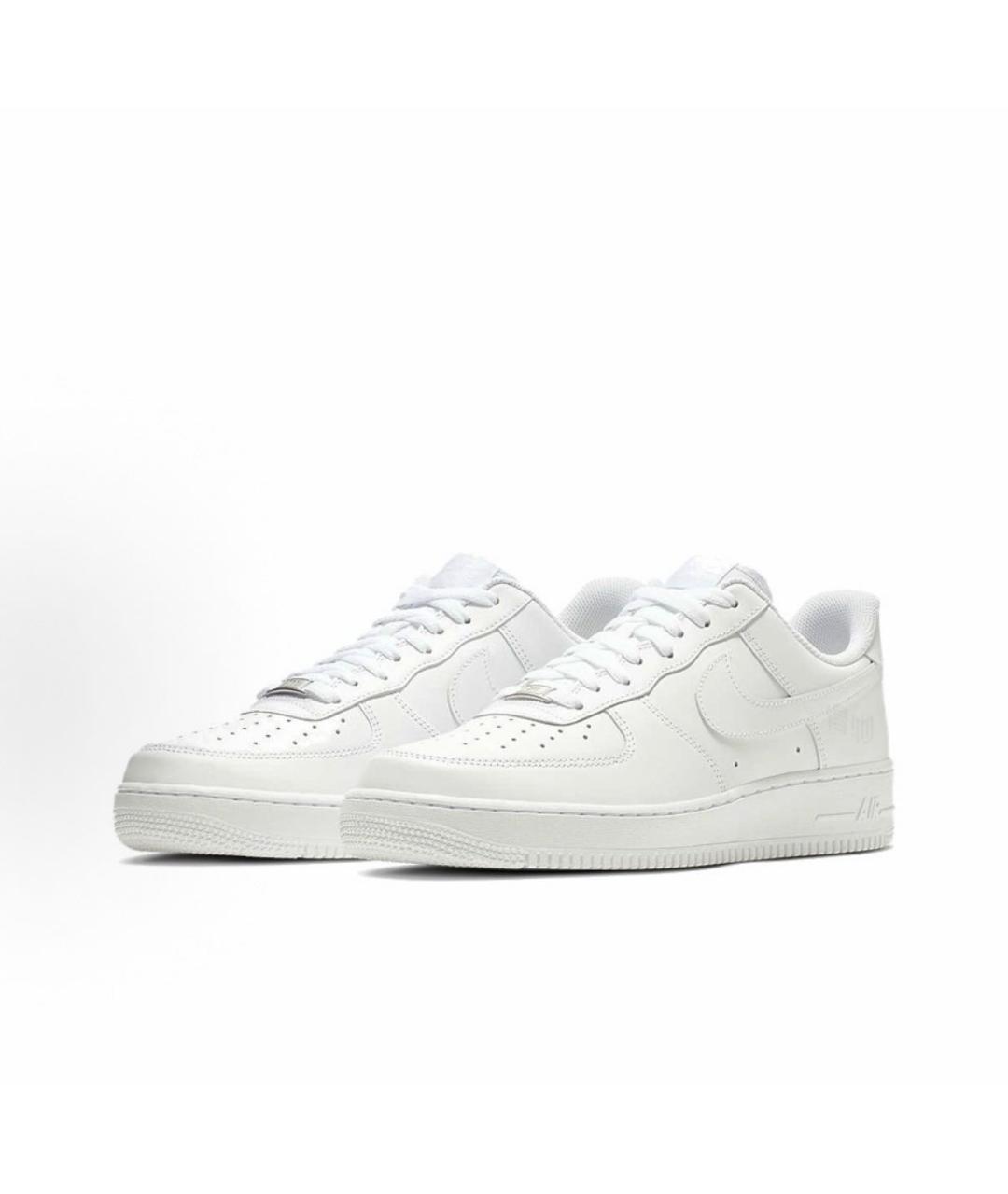 NIKE Белые кожаные кроссовки, фото 2