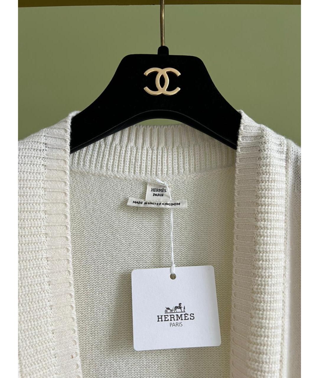 HERMES Бежевый кардиган, фото 3