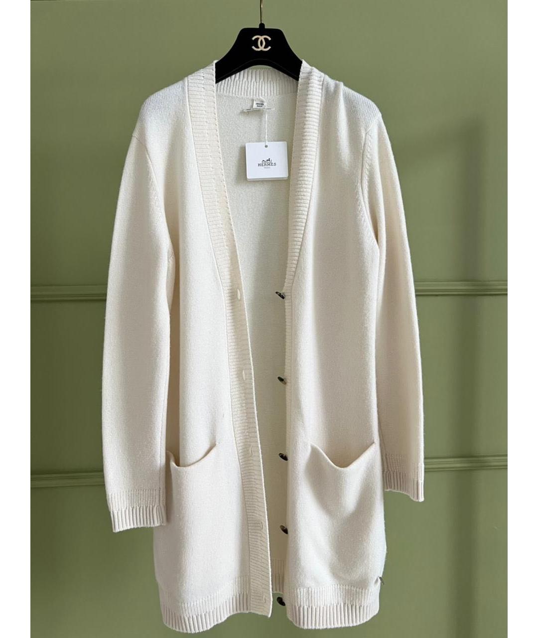 HERMES Бежевый кардиган, фото 9