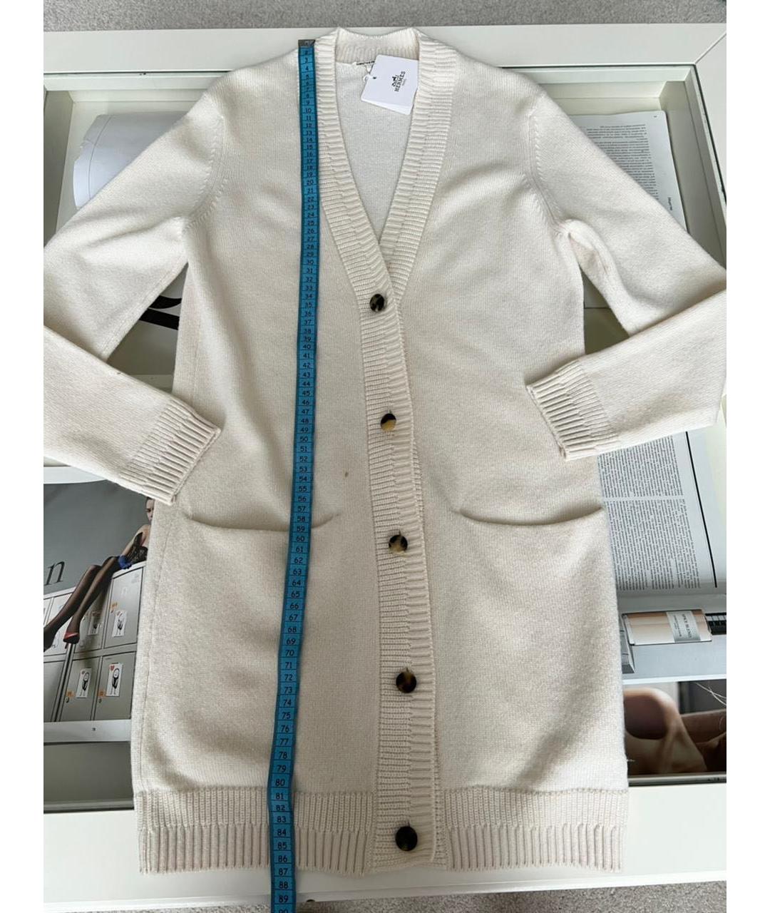 HERMES Бежевый кардиган, фото 8