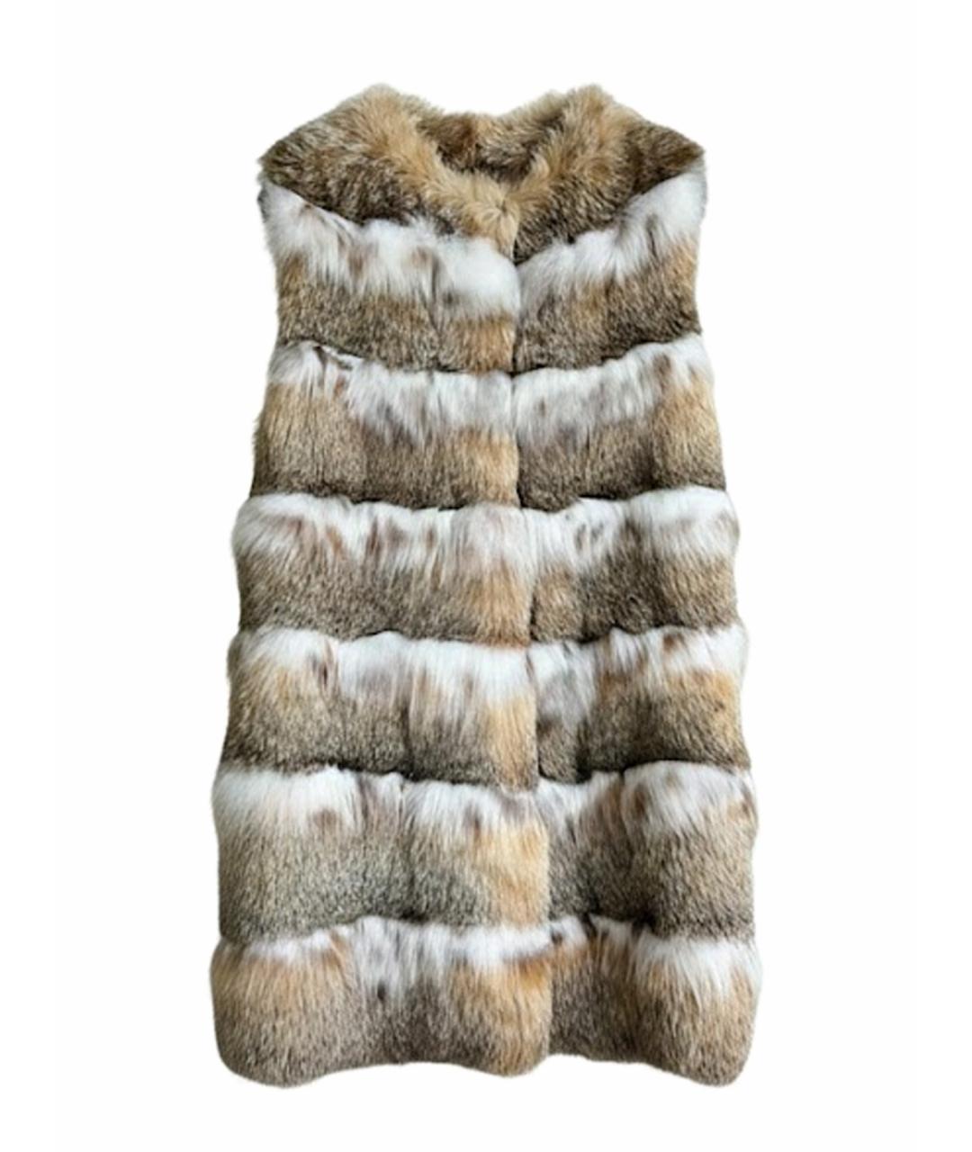 MARCO VANOLI Коричневый жилет, фото 1