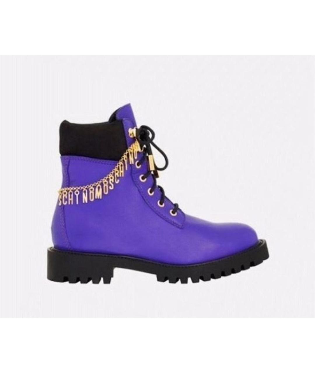 MOSCHINO Кожаные ботинки, фото 8