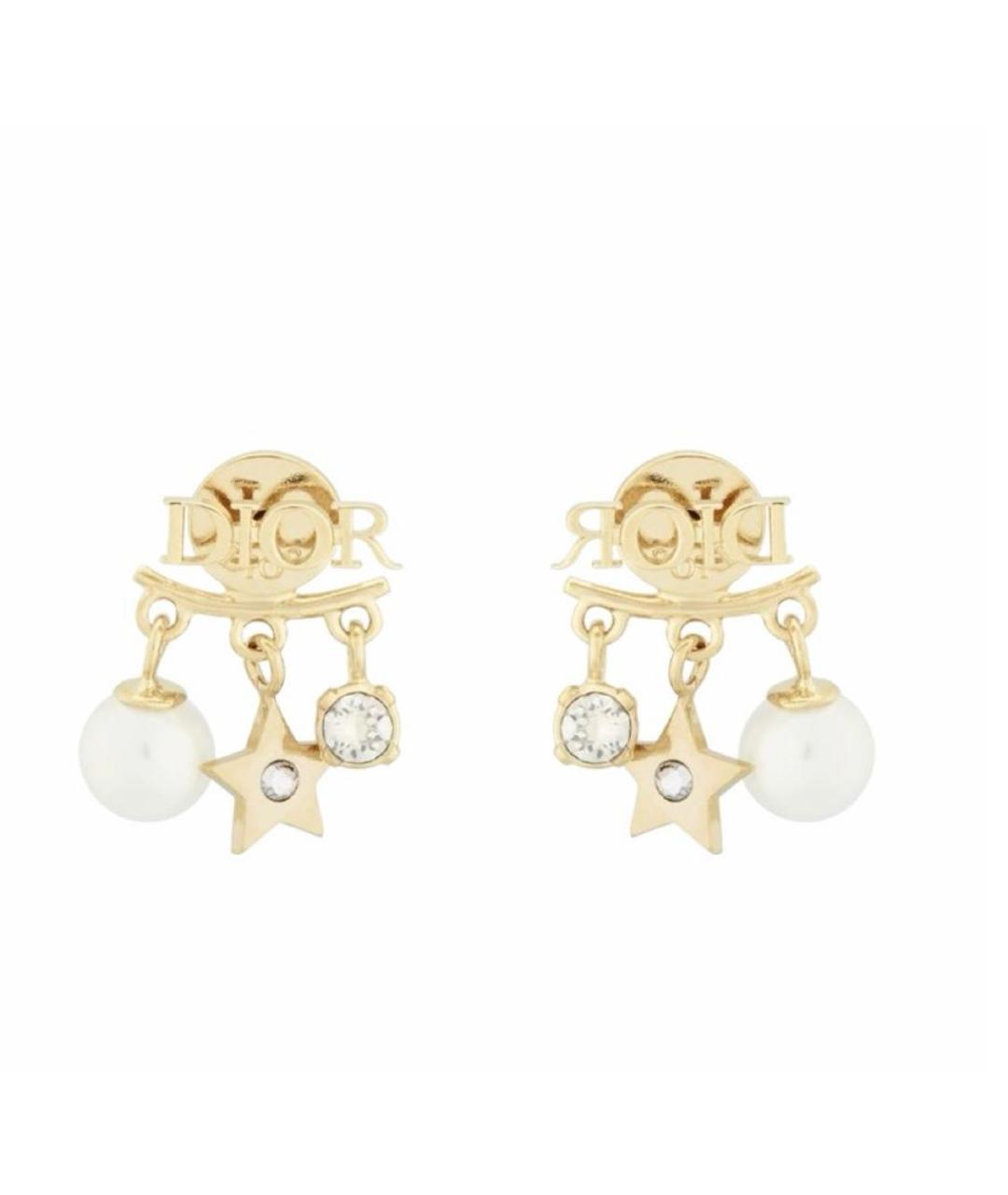 CHRISTIAN DIOR Золотые серьги, фото 8