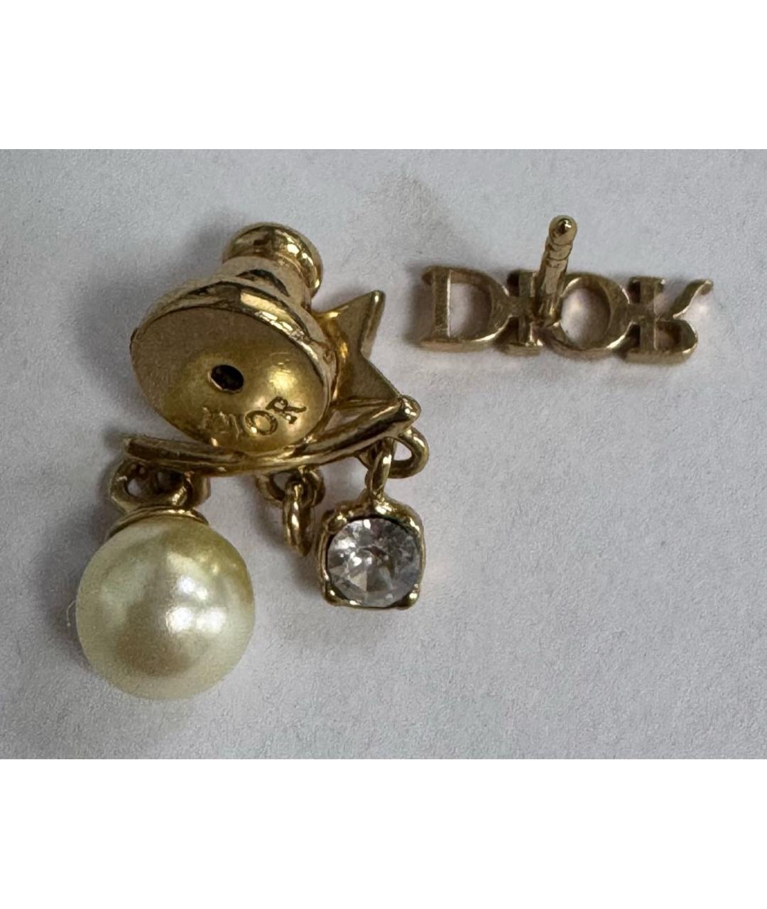 CHRISTIAN DIOR Золотые серьги, фото 6