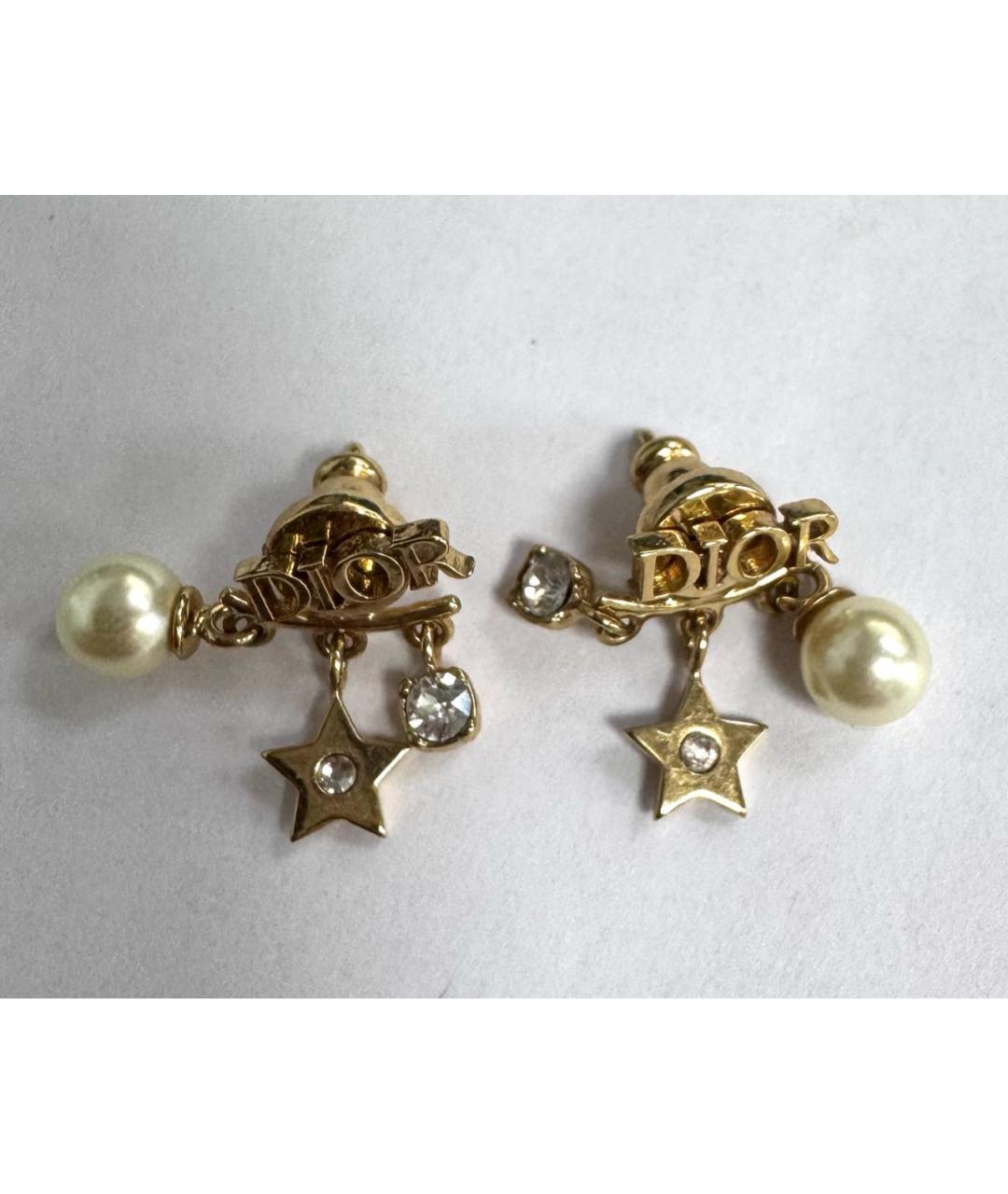 CHRISTIAN DIOR Золотые серьги, фото 4