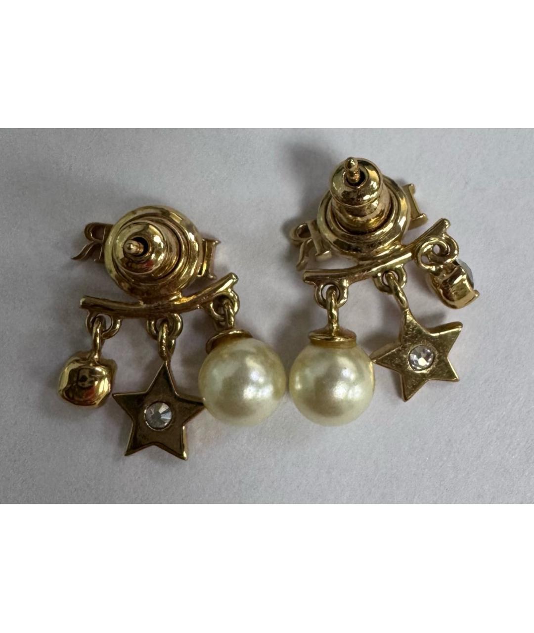 CHRISTIAN DIOR Золотые серьги, фото 5
