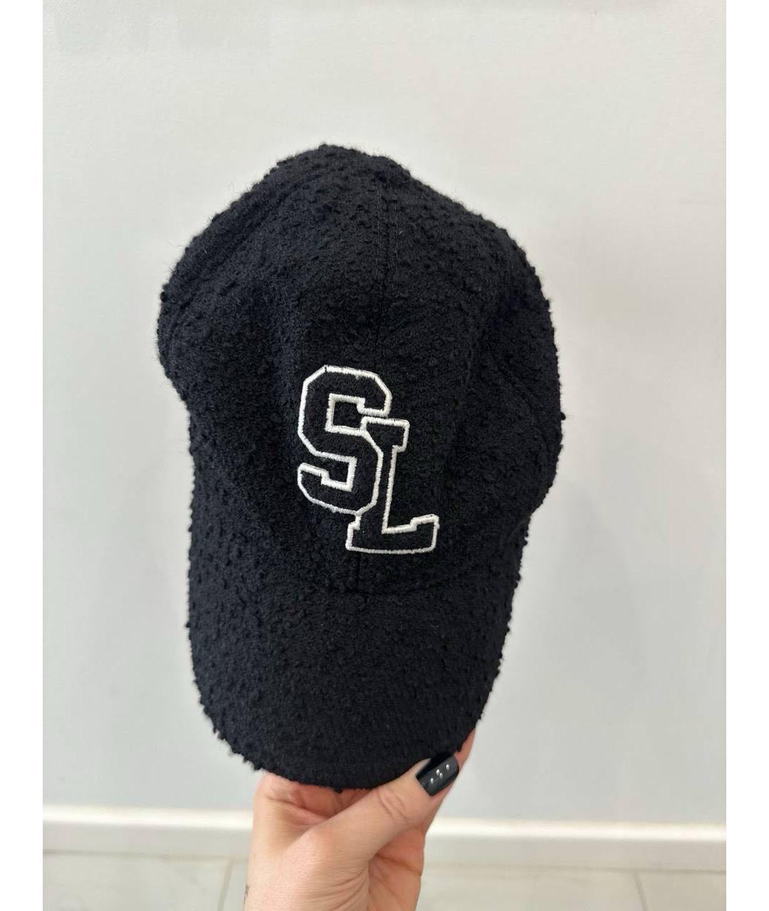 SAINT LAURENT Черная кепка, фото 2