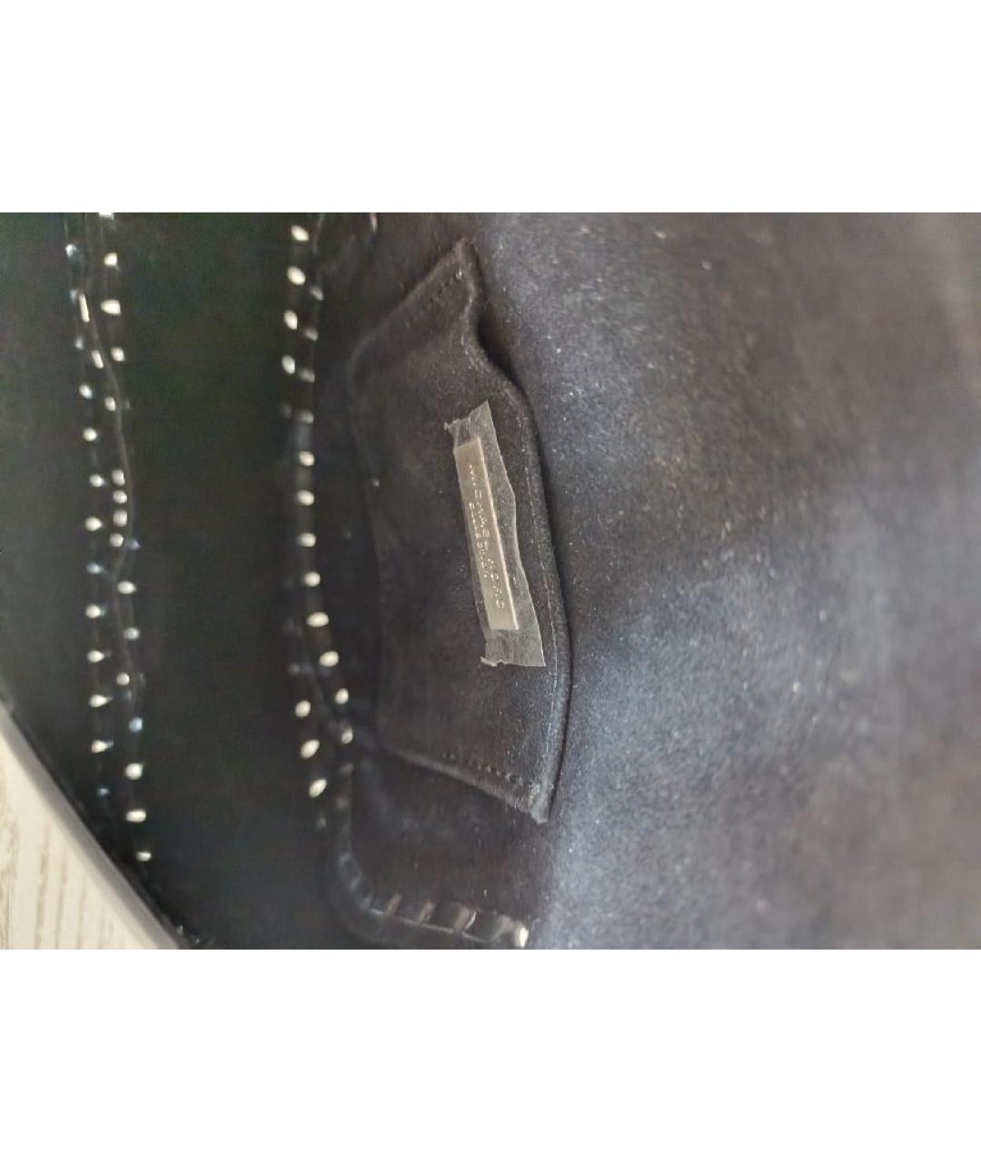 MICHAEL KORS Черная кожаная сумка через плечо, фото 4