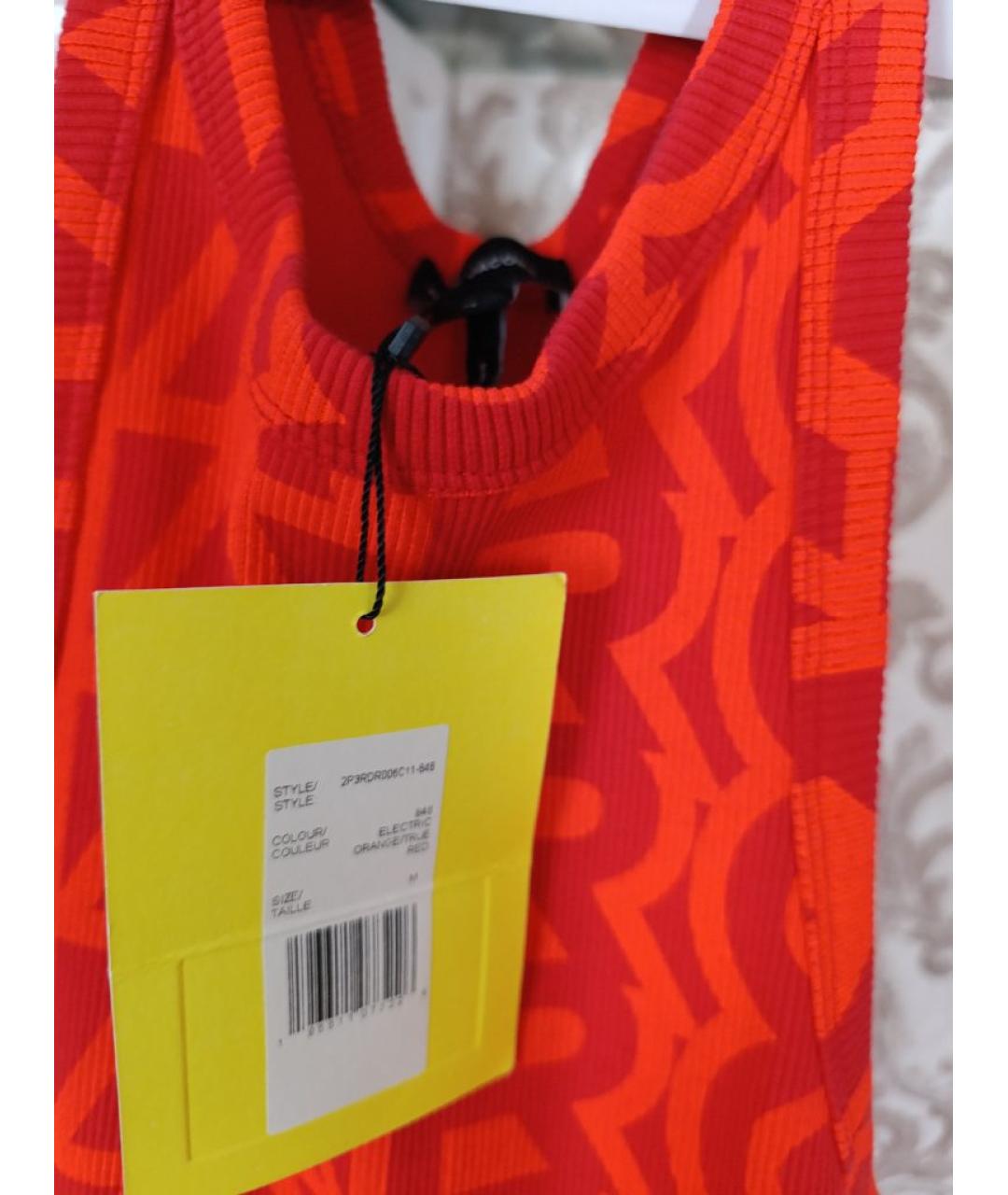 MARC JACOBS Оранжевое хлопковое повседневное платье, фото 3