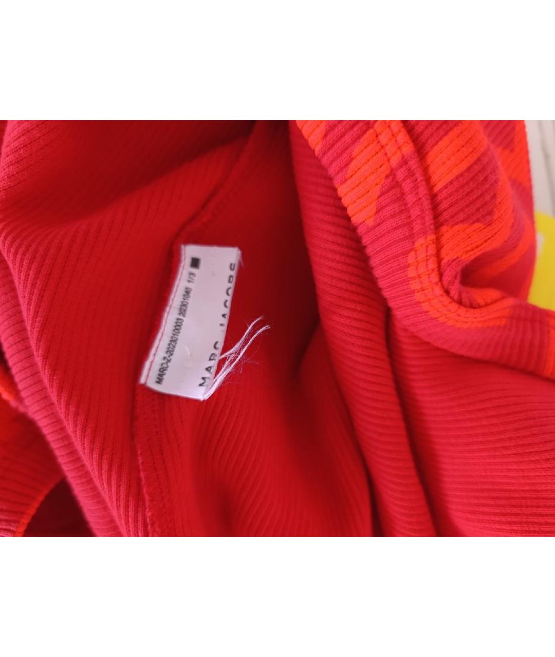 MARC JACOBS Оранжевое хлопковое повседневное платье, фото 4