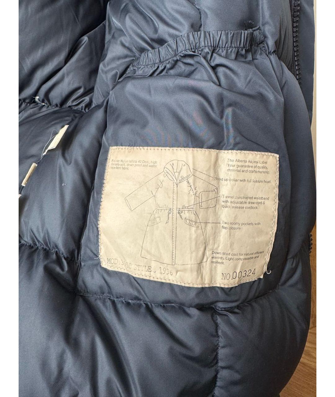 ASPESI Темно-синий пуховик, фото 6