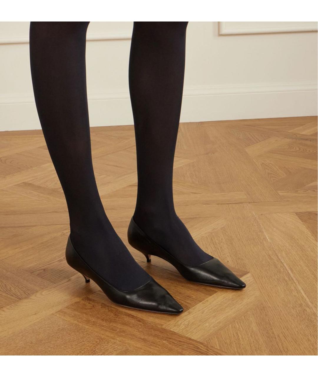 THE ROW Черные кожаные туфли, фото 2