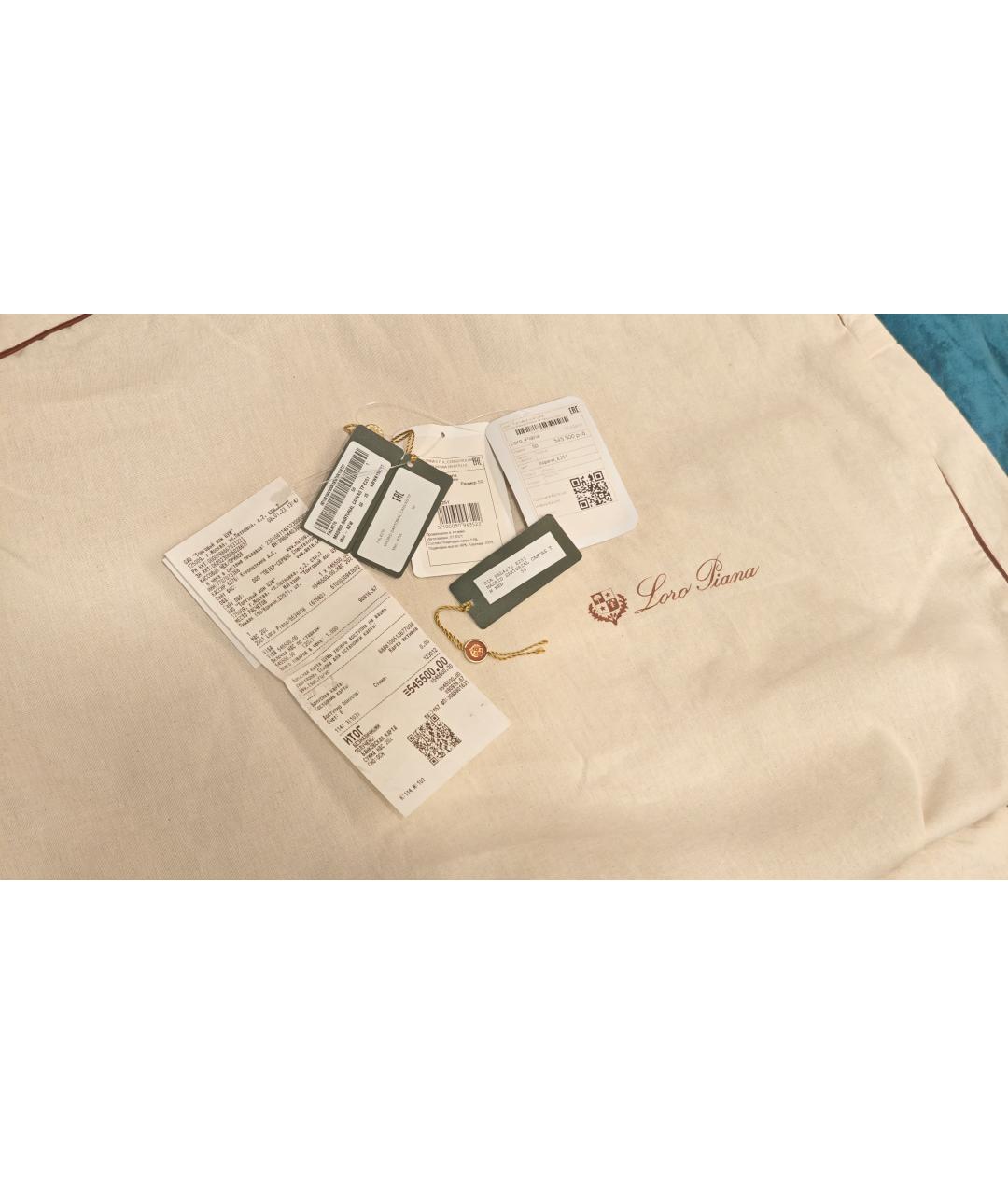 LORO PIANA Коричневый кашемировый пиджак, фото 8