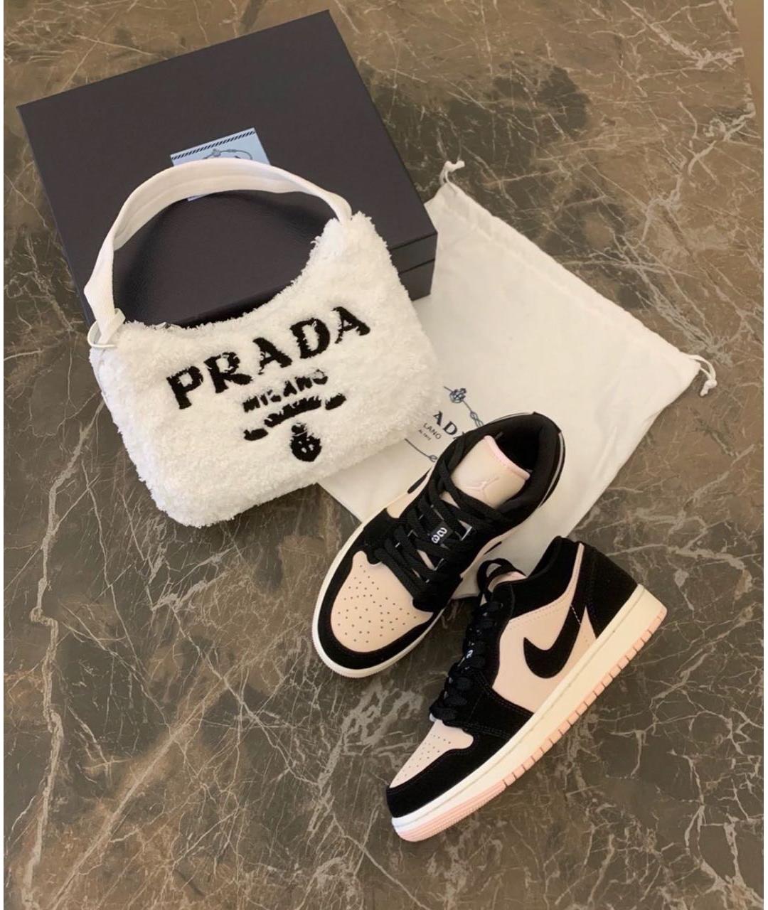 JORDAN Коралловые кожаные кроссовки, фото 5