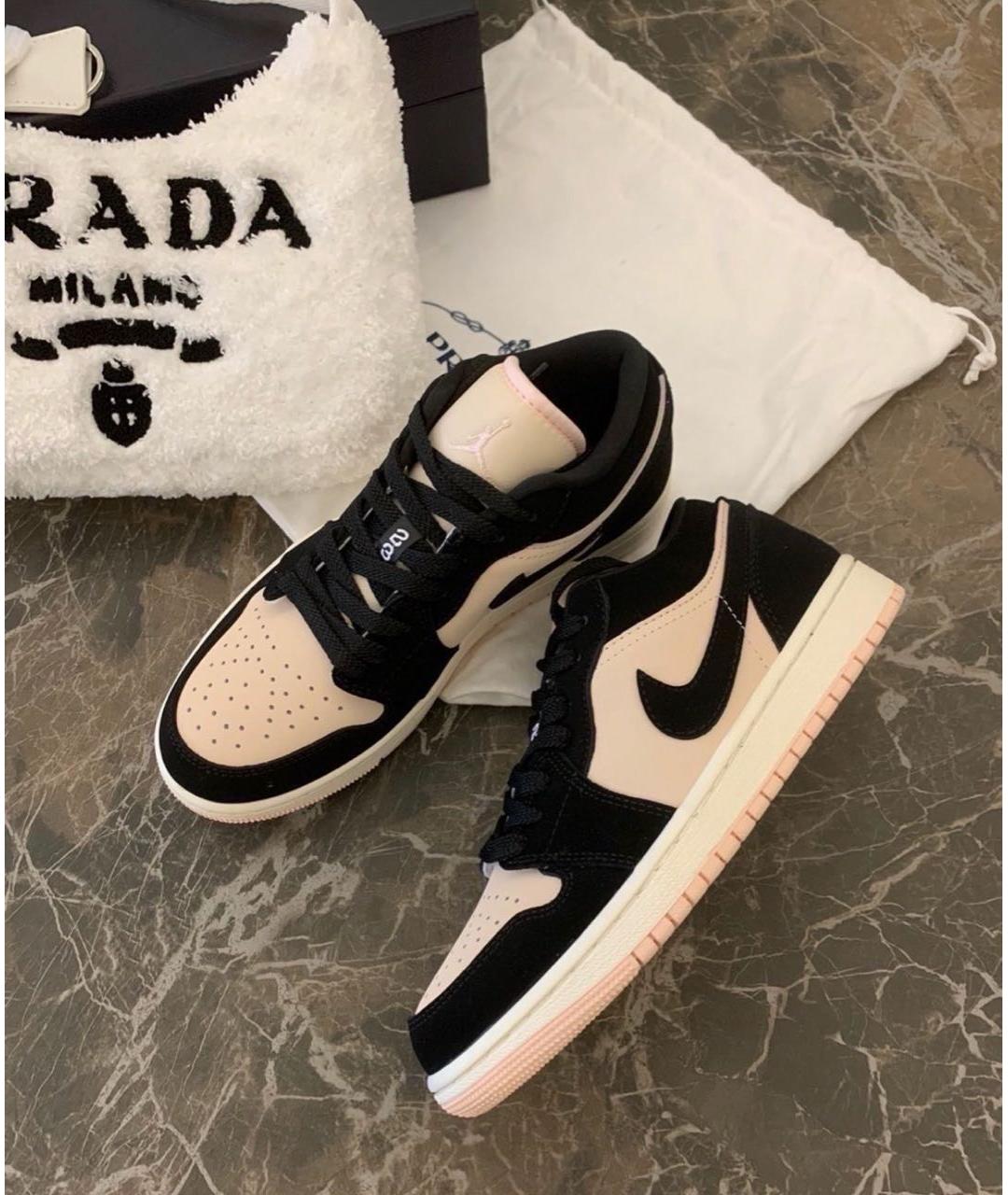 JORDAN Коралловые кожаные кроссовки, фото 7