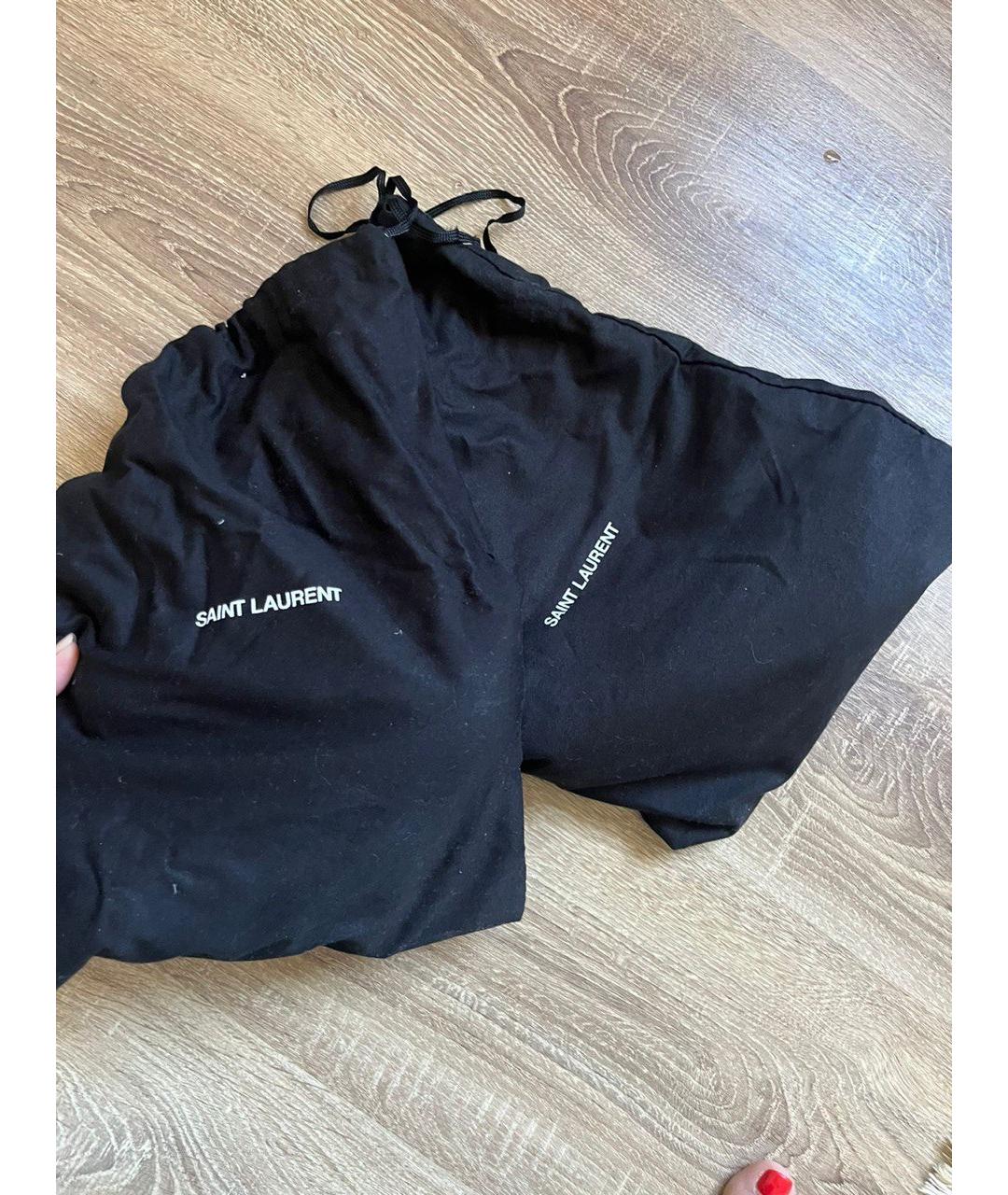 SAINT LAURENT Черные туфли из лакированной кожи, фото 7