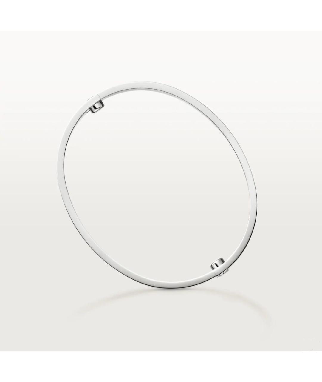 CARTIER Серебрянный браслет из белого золота, фото 7