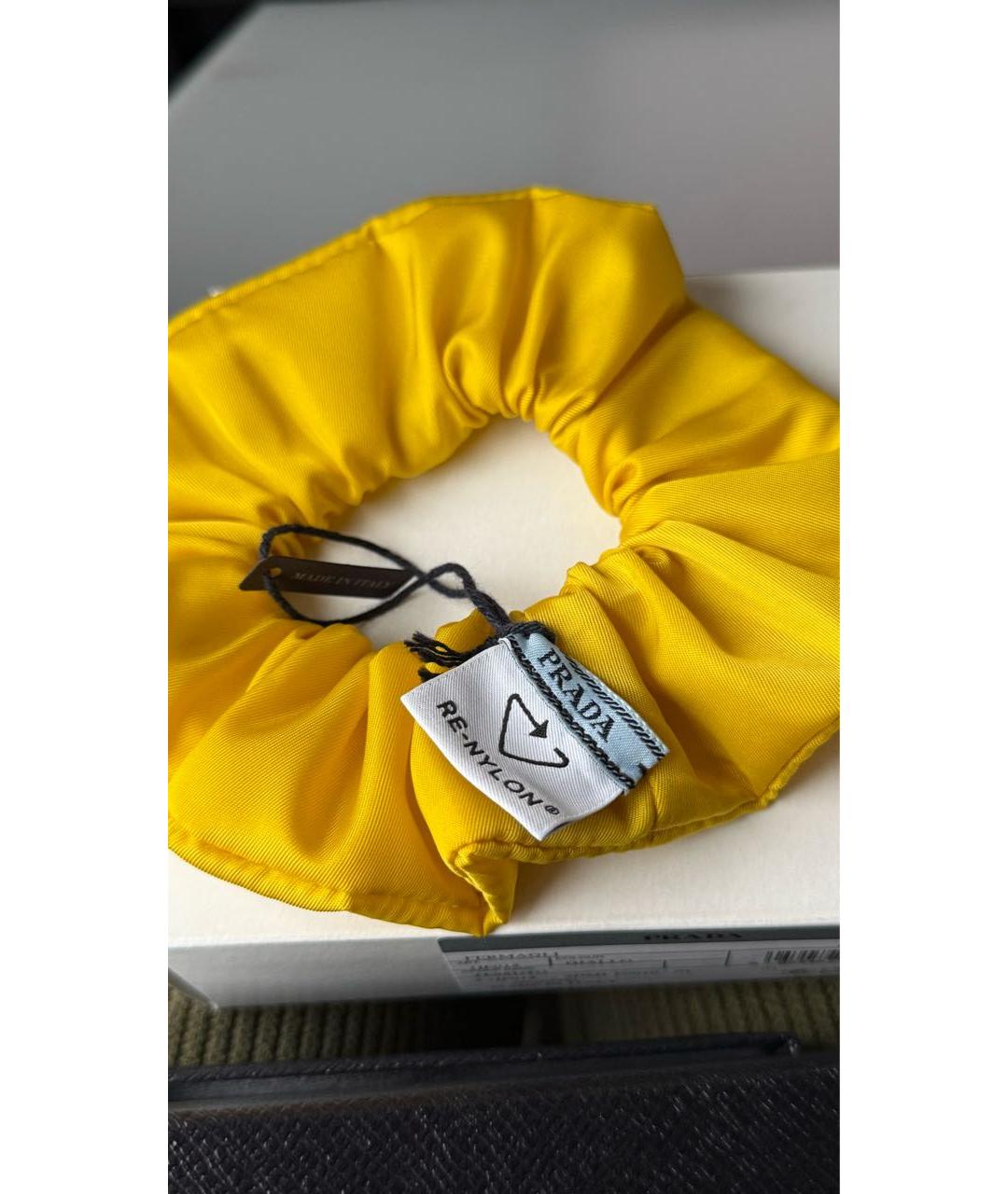 PRADA Желтая резинка, фото 3